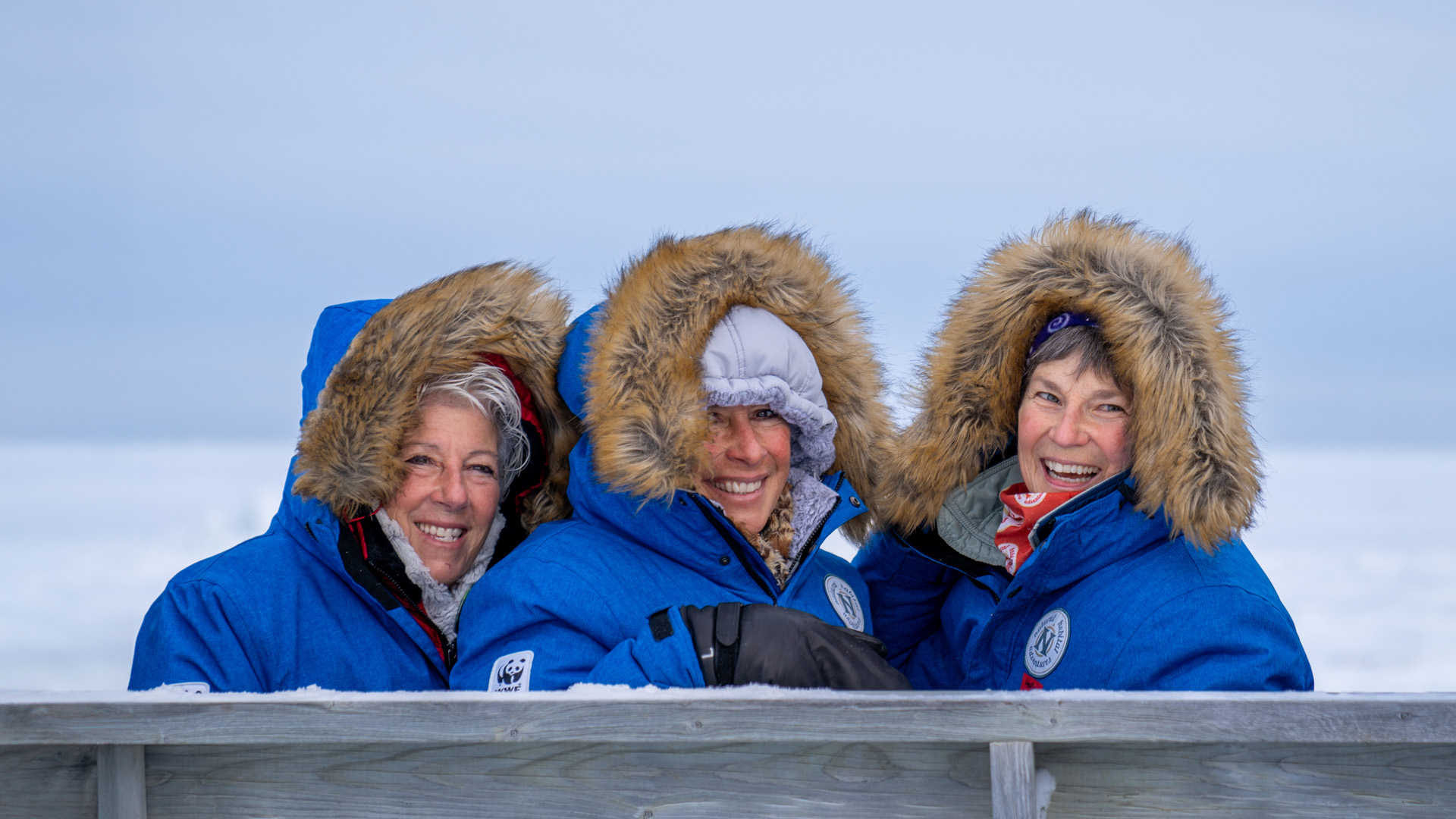 Nat Hab Guests at Hudson Bay in Churchill. Photographed by Nat Hab Staff © Megan Brief
